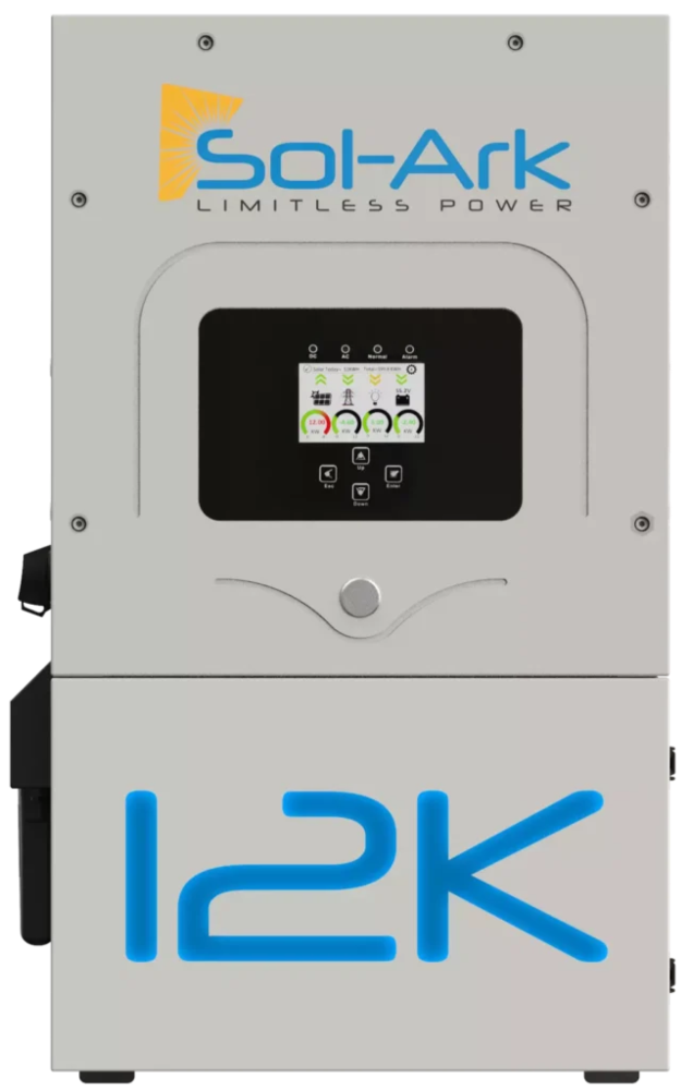 Sol-Ark Essentials 12K-2P Hybrid Inverter, 12K-2P